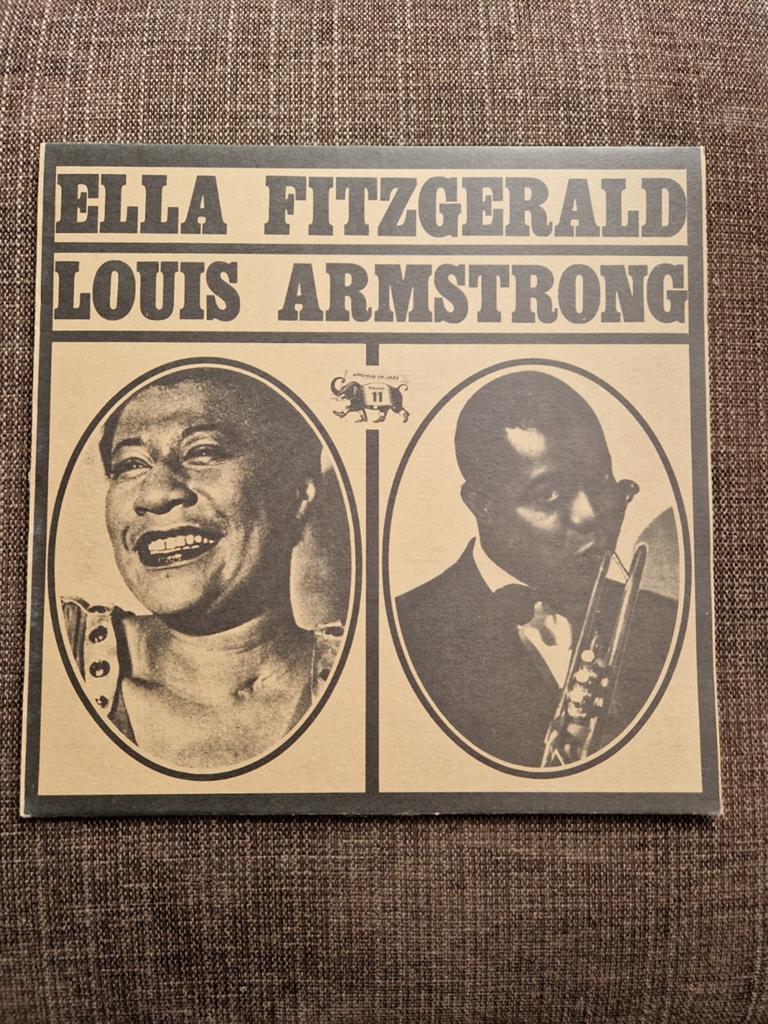Ella Fitzgerald & Louis Armstrong - Archive of Jazz LP, Ophalen of Verzenden, Zo goed als nieuw, 12 inch, Jazz