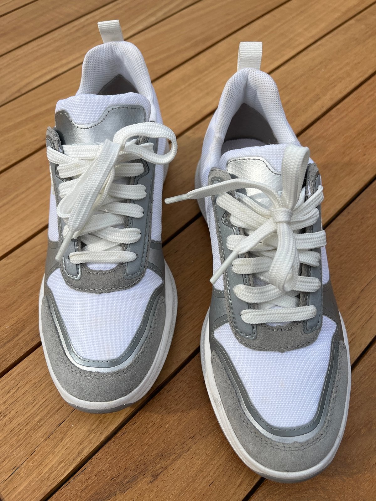 Geox sneakers wit/zilver maat 37, Ophalen, Nieuw, Wit, Sneakers of Gympen
