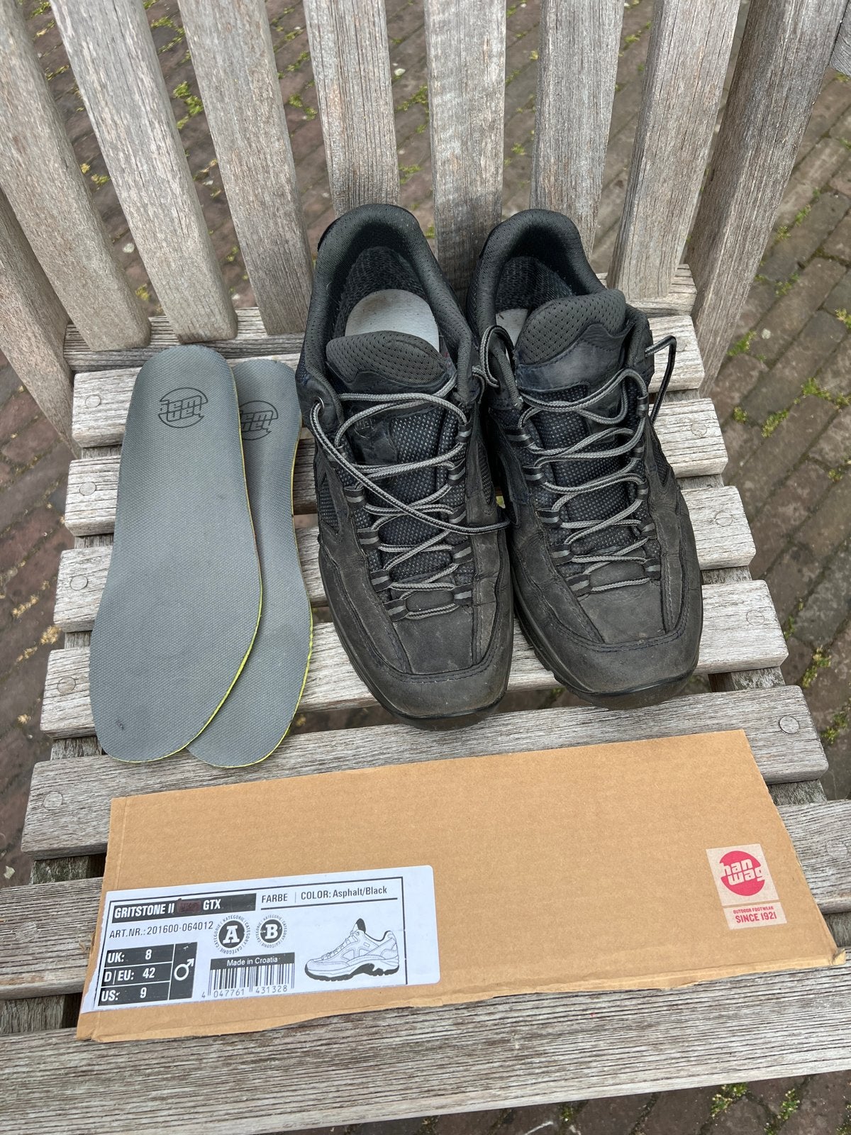 Hanwag Gritstone II GTX Maat 42 2 jaar oud, Sport en Fitness, Bergsport en Wandelen, Ophalen of Verzenden, Gebruikt, Schoenen