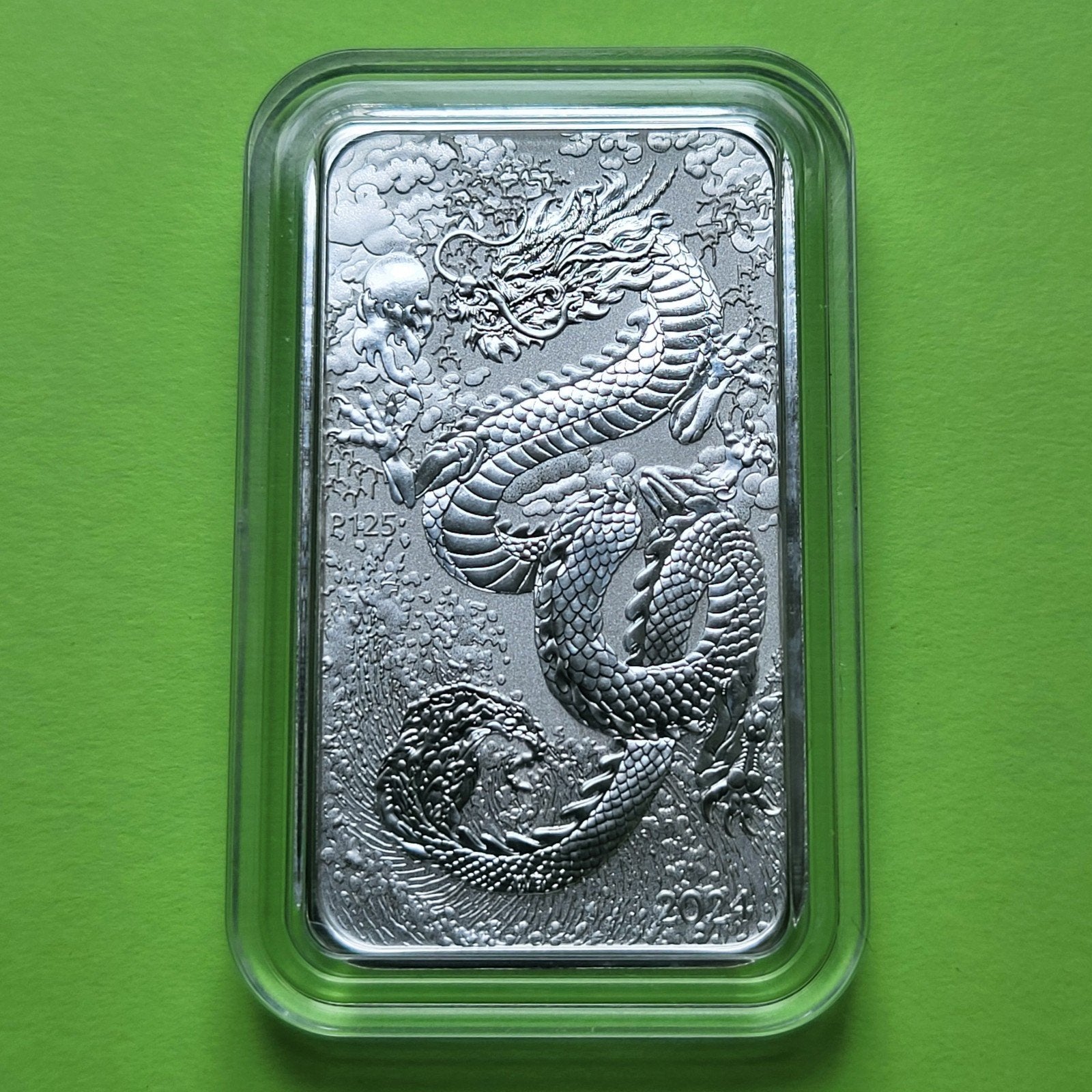 Dragon rectangle 2024 - 1 oz zilver, Verzenden, Zilver