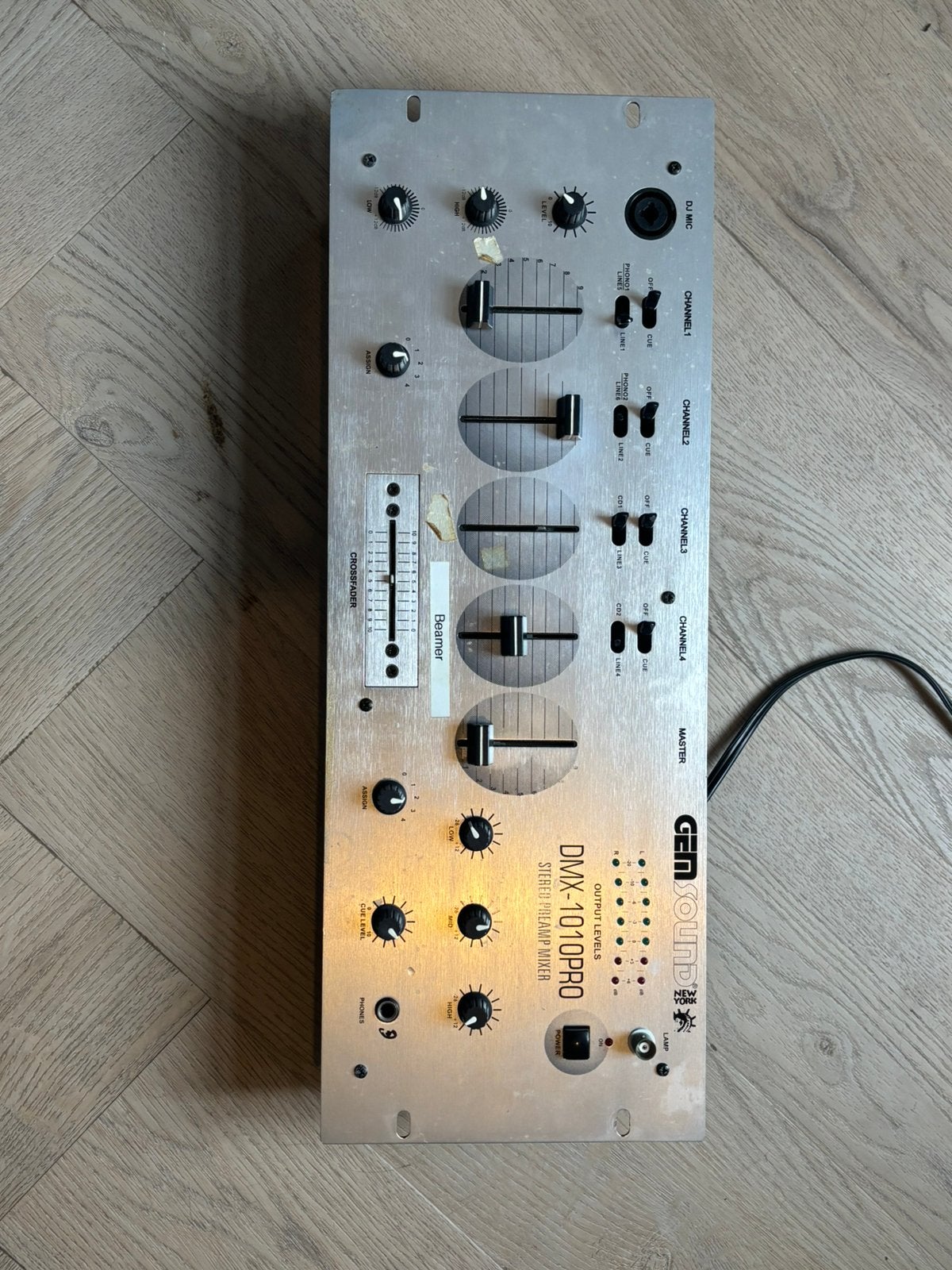 Gem Sound DMX-1010 PRO mixer, Ophalen of Verzenden, Zo goed als nieuw, Minder dan 5 kanalen, Microfooningang