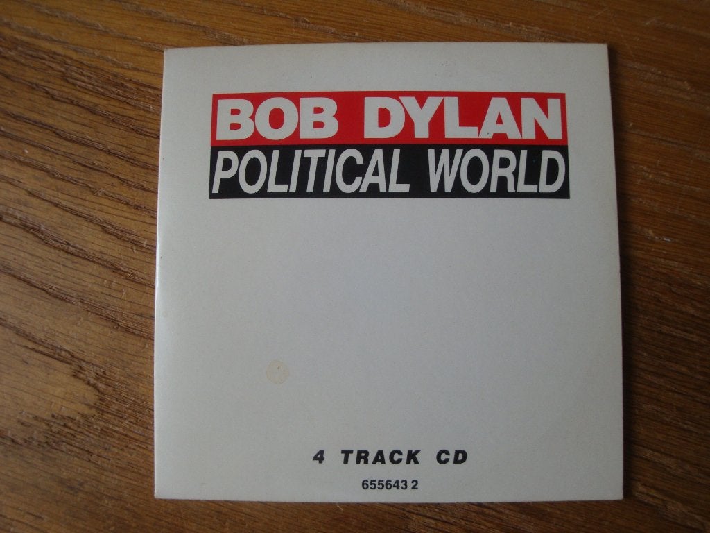 Bob Dylan - Political World (4 Track CD Single), Cd's en Dvd's, Ophalen of Verzenden, Gebruikt, Singer-songwriter