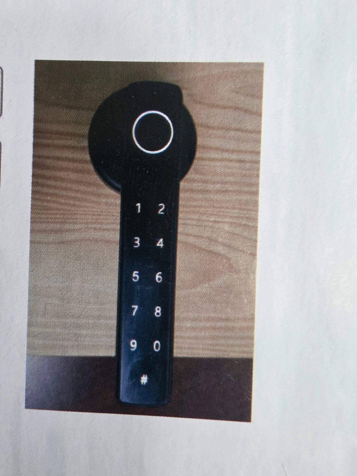 Deurslot met code en vingerafdrukherkenning, Ophalen of Verzenden, Nieuw, Overige materialen, Slot