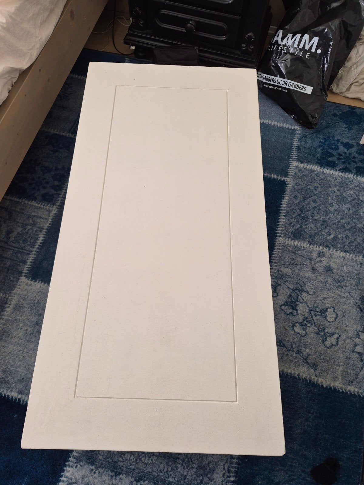 Opium tafel wit, Huis en Inrichting, Tafels | Salontafels, Gebruikt, 100 tot 150 cm, Minder dan 50 cm, Rechthoekig
