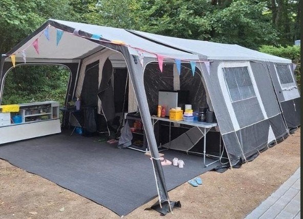 jamet arizona 2016 Black White nieuwe banden, Caravans en Kamperen, Ophalen, Antraciet, Aanwezig, Meer dan 6
