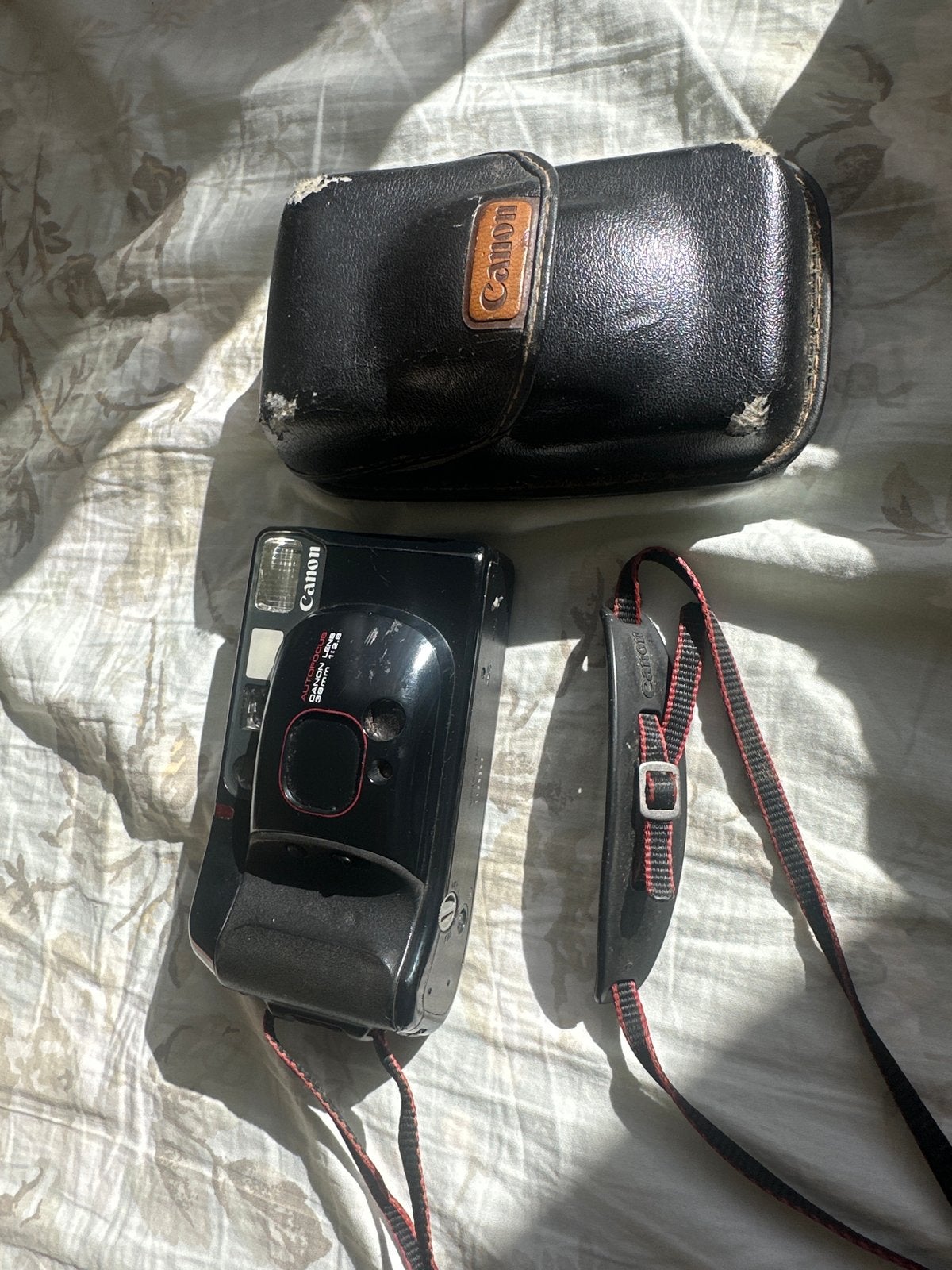 Canon Sure Shot Supreme (Top Shot) 38mm f/2.8 Lens | Met Tas, Audio, Tv en Foto, Fotocamera's Analoog, Ophalen of Verzenden, Gebruikt