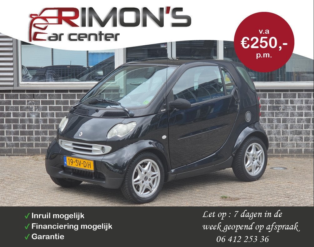 Smart Fortwo coupé 0.7 pulse Automaat Apk 06-2027, Auto's, Smart, Bedrijf, Te koop, ForTwo, ABS, Airbags, Airconditioning, Centrale vergrendeling