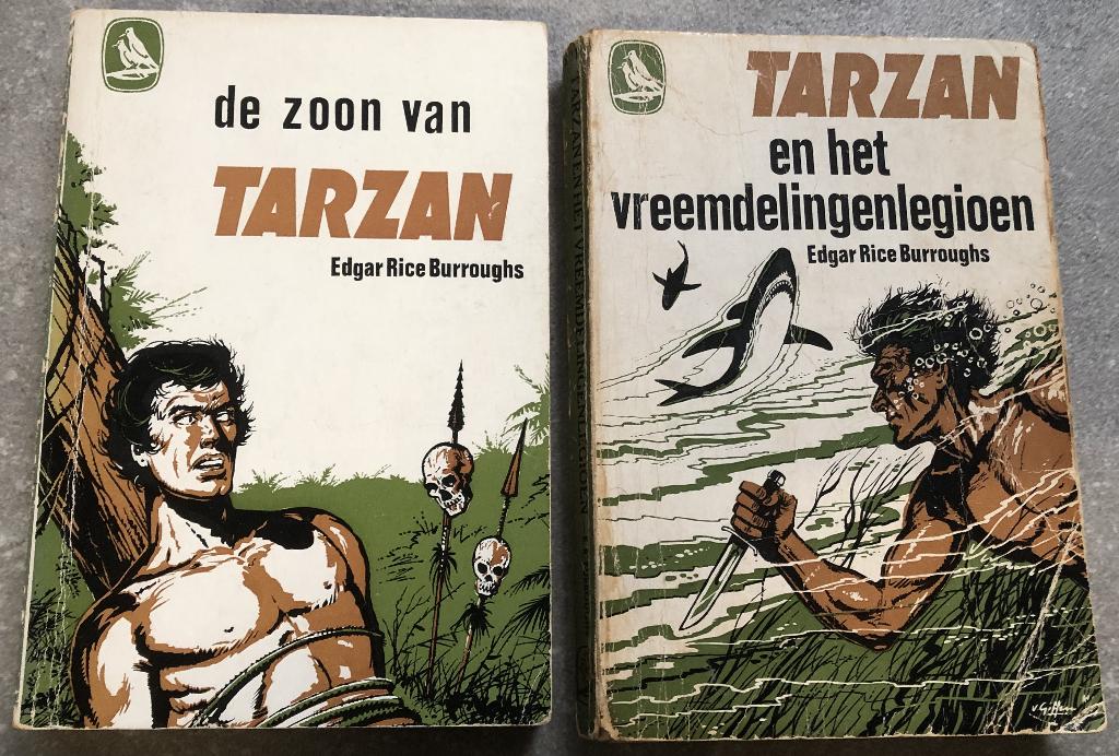 EDGAR RICE BURROUGHS - TARZAN - 2 BOEKEN, Ophalen of Verzenden, Zo goed als nieuw