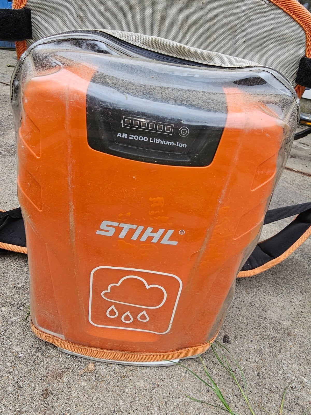Stihl rugaccu, accupack, Tuin en Terras, Ophalen, .., .., ..