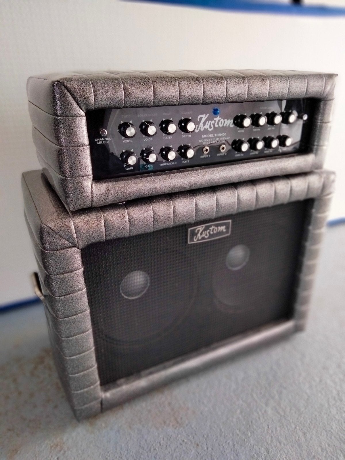 Kustom TRB-400 Bass Amp+Cab, Muziek en Instrumenten, Ophalen, Gebruikt, Basgitaar, 100 watt of meer