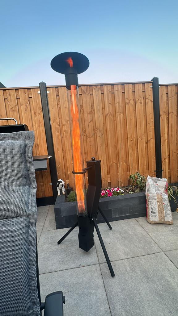 Laatste nieuwe pelletkachel sfeer kachel kachel terraskachel, Tuin en Terras, Ophalen, Waterbestendig, Heating@gmail.com, Vloer