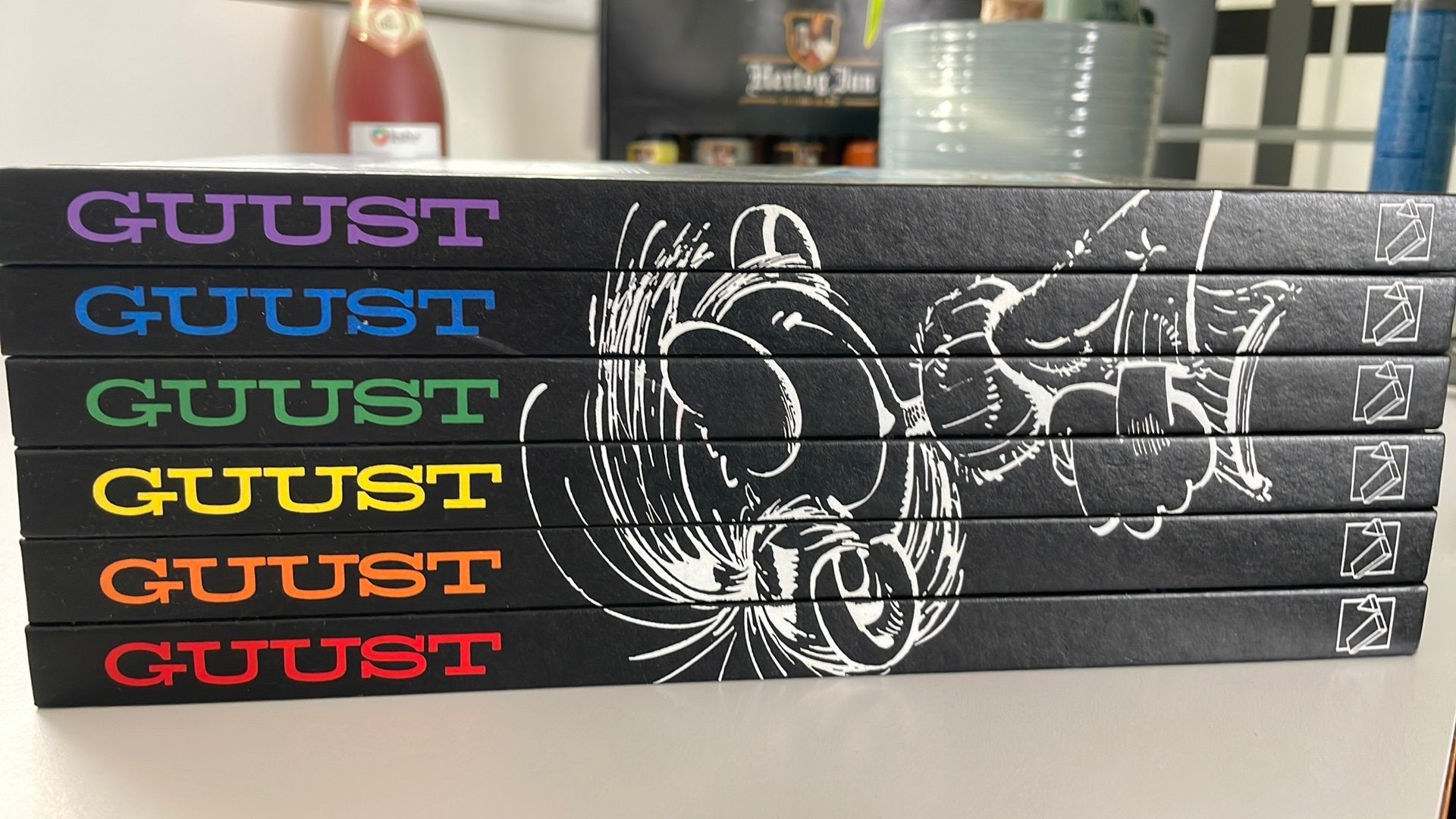 Guust Flater Collectie 6 delen Lekturamabox (nieuw staat), Complete serie of reeks, Ophalen, Nieuw