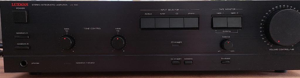 Luxman LV 100, Ophalen of Verzenden, Refurbished, Overige merken