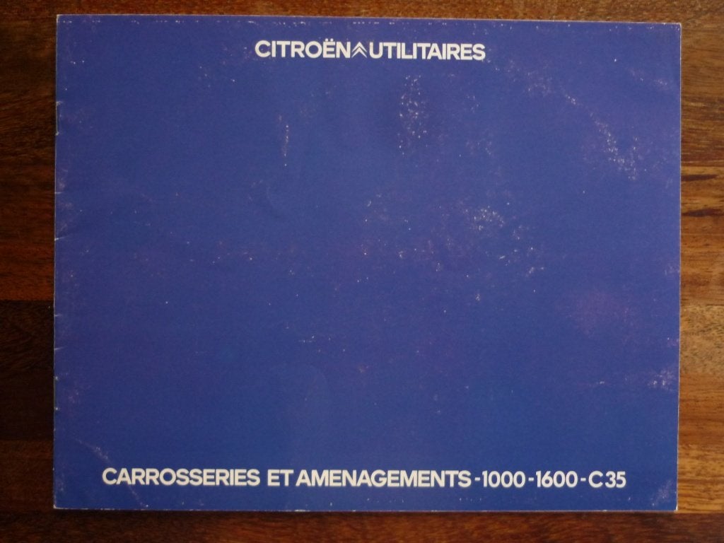 Citroën Utilitaires/bestelwagens (1979, Frans), Verzenden, Nieuw, Citroën
