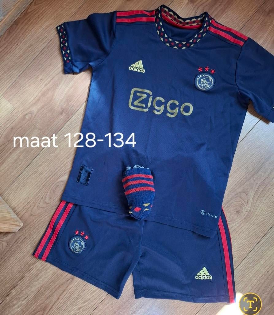 Ajax Thuistenue Maat 128-134 (Shirt, Broekje, Sokken), Kinderen en Baby's, Kinderkleding | Maat 128, Adidas, Jongen of Meisje