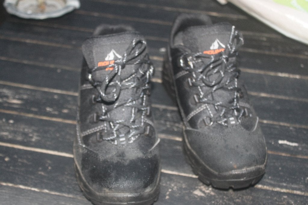 Paar Mountain Peak wandelschoenen mt. 38, Zwart, Zo goed als nieuw, Mountan Peak, Wandelschoenen