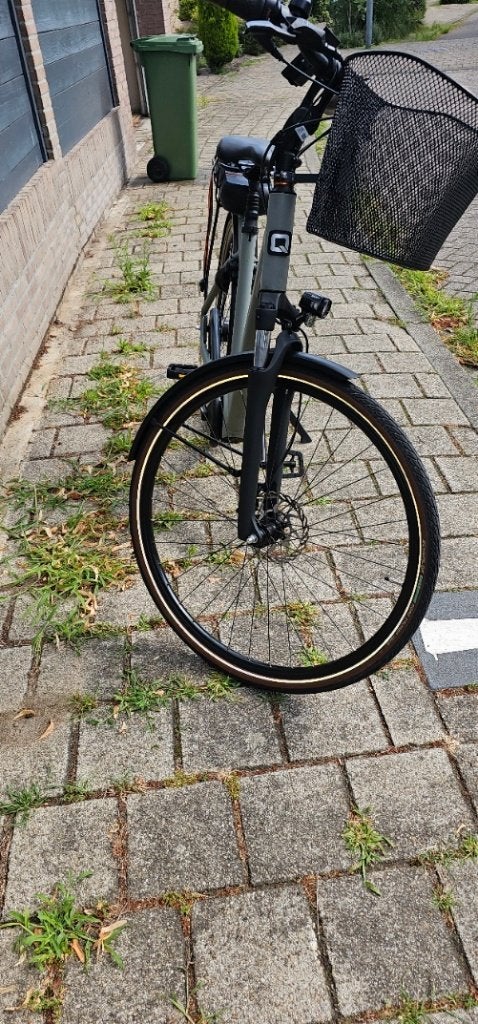 elektrische fiets, Fietsen en Brommers, Elektrische fietsen, Zo goed als nieuw, Qwic, 51 tot 55 cm, 50 km per accu of meer, Ophalen