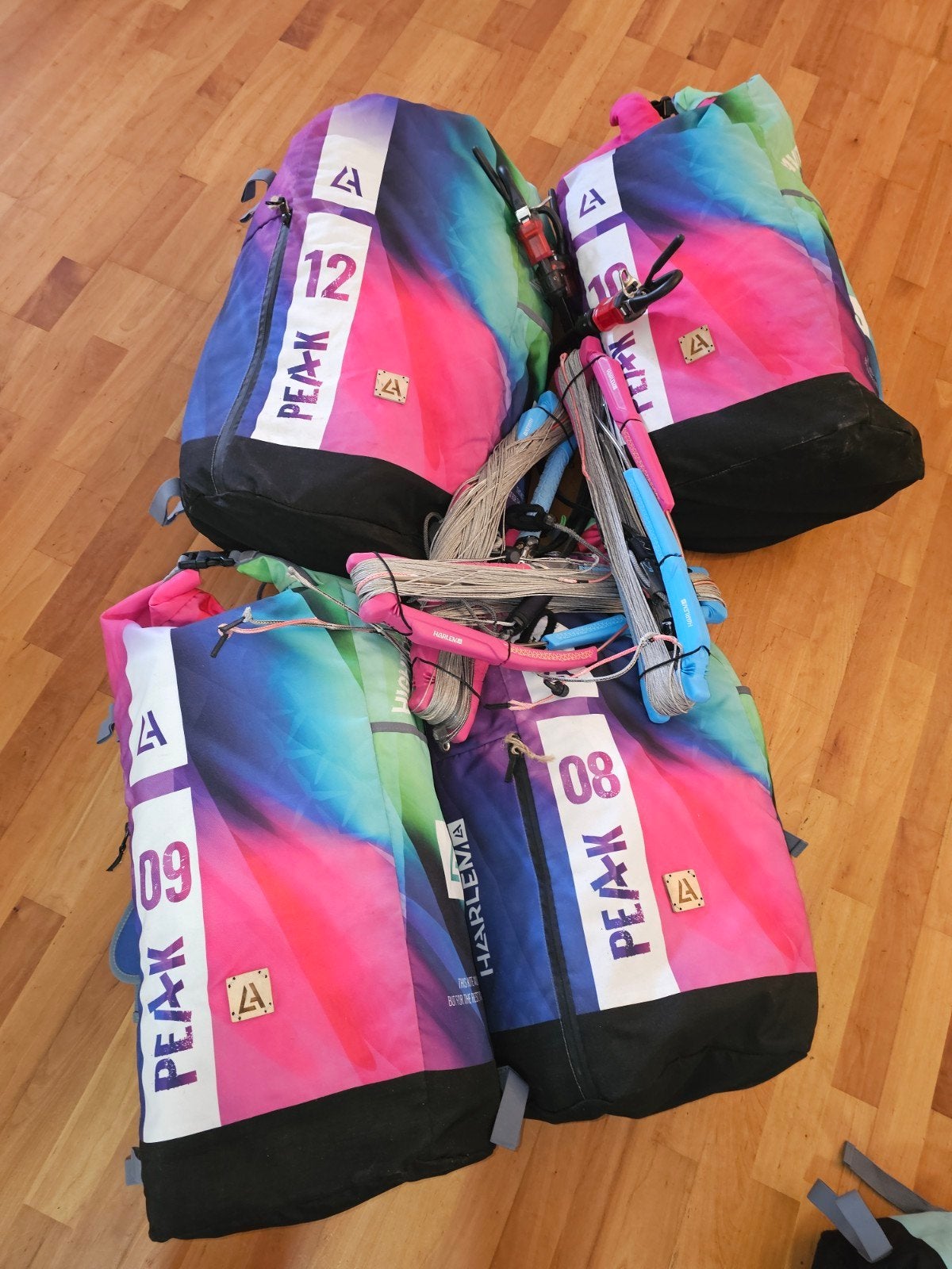 Harlem Peeak Kitesurf 8, 9, 10, 12m² met Bars, Geen board, Ophalen of Verzenden, 12 m²