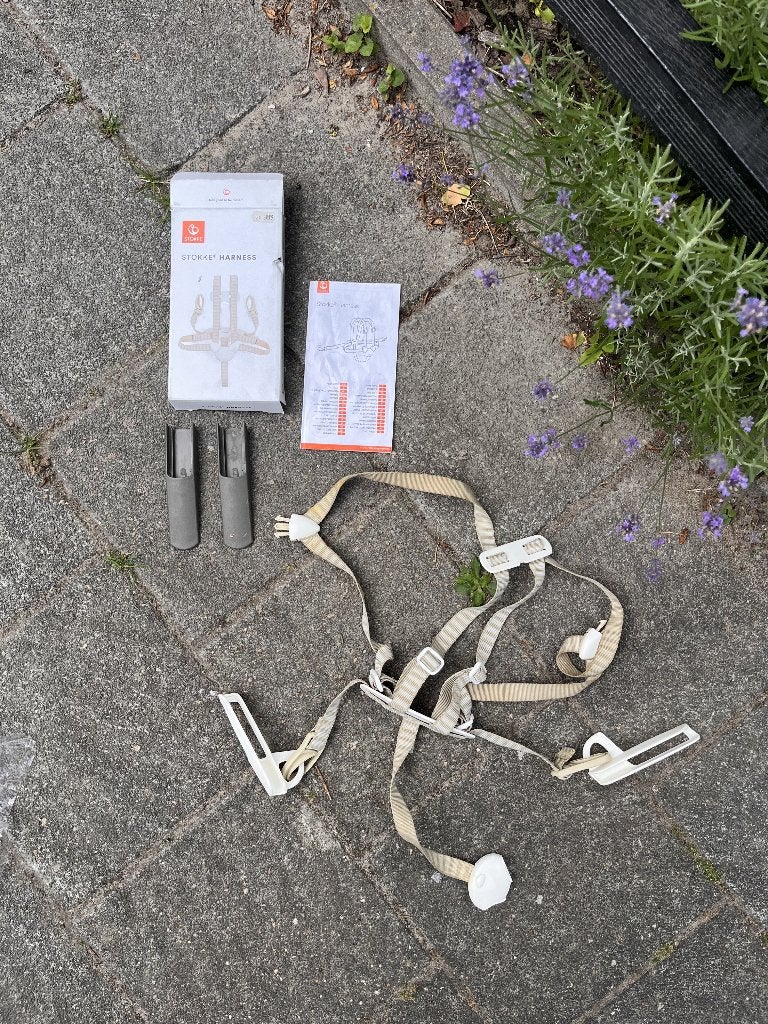 Origineel Stokke Tripp Trapp harnas, Ophalen of Verzenden, Gebruikt, Meegroeistoel