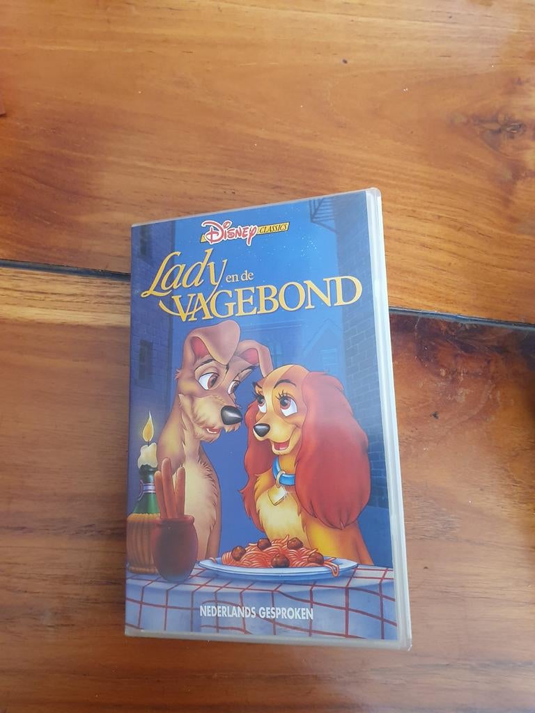 Videoband lady en de vagebond, Cd's en Dvd's, VHS | Kinderen en Jeugd, Alle leeftijden, Ophalen of Verzenden, Gebruikt, Kinderprogramma's en -films