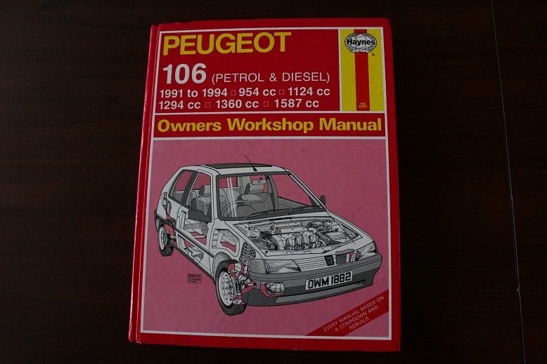 Peugeot 106 1991-1994 benzine en diesel workshop manual, Ophalen of Verzenden