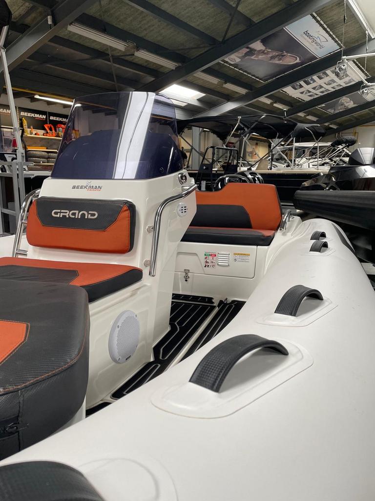 Grand RIB 420 golden line met Suzuki buitenboordmotor 30pk, Watersport en Boten, Rubberboten, Overige merken, Ophalen of Verzenden