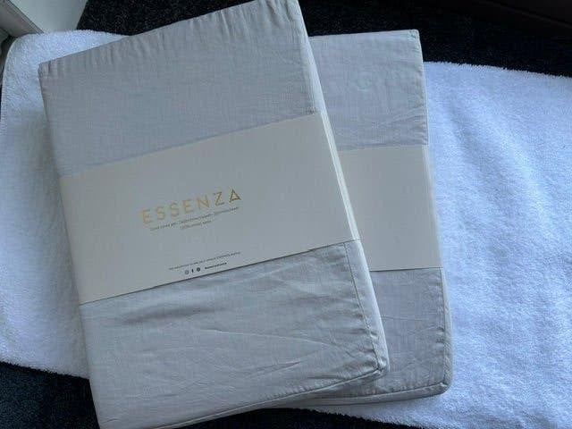 Essenza VINTAGE LOOK DBO 140/200 100% Satijn Katoen 300TC, Huis en Inrichting, Dekbedovertrek, Katoen, Ophalen of Verzenden, Overige merken
