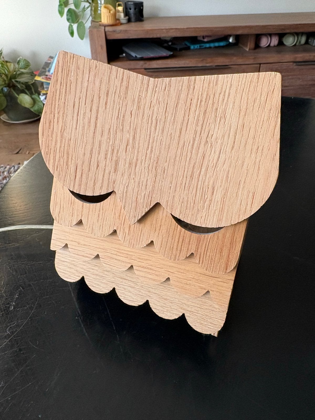 Petite Amélie houten lampje - uiltje, Ophalen, Petite Amélie, Bruin, Zo goed als nieuw