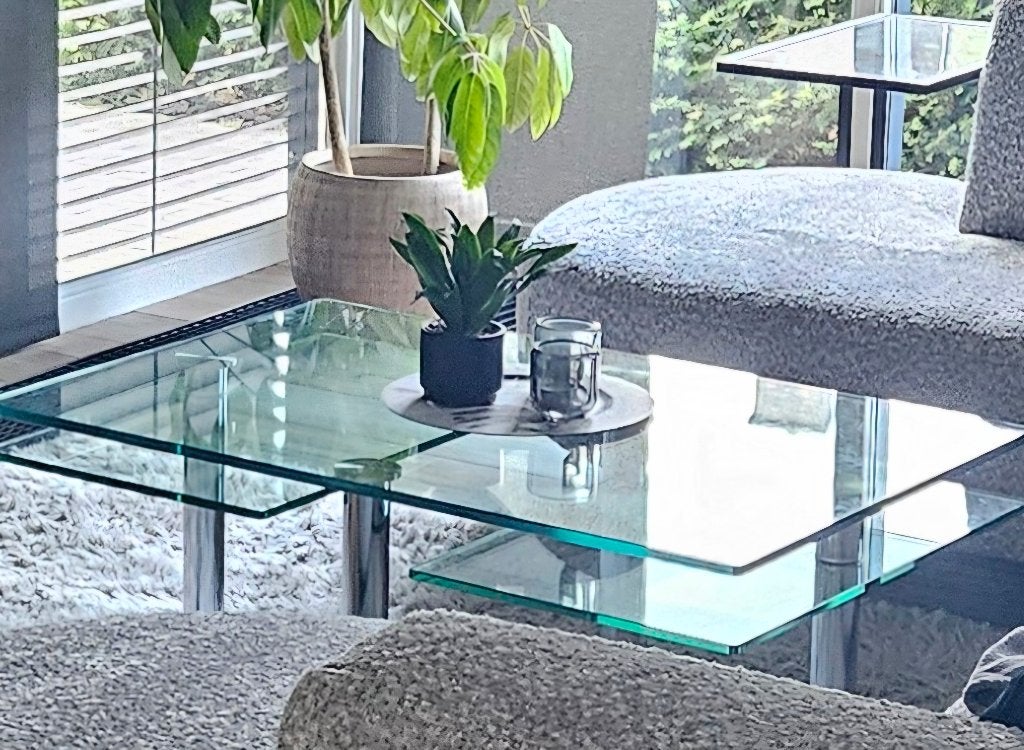 Salontafel glas, Ophalen, 50 – 75, 100 tot 150 cm, 50 tot 100 cm