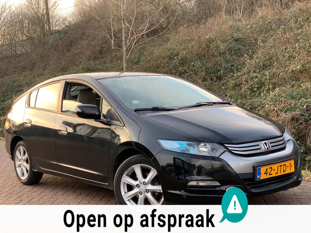 Honda Insight 1.3 Elegance NAVI CLIMA CRUISE RIJD SUPER!, Euro 5, Gebruikt, 4 cilinders, Zwart