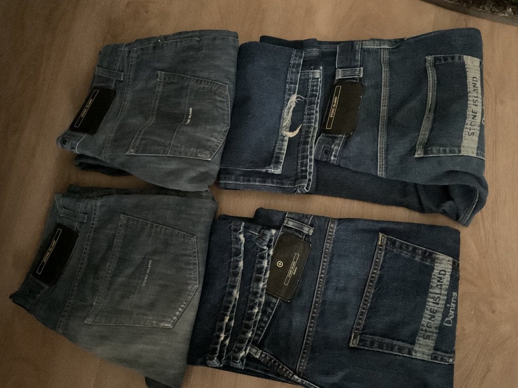 Stone island vintage jeans 4 x, Kleding | Heren, Blauw, Ophalen of Verzenden, Stone Island, W33 - W34 (confectie 48/50)