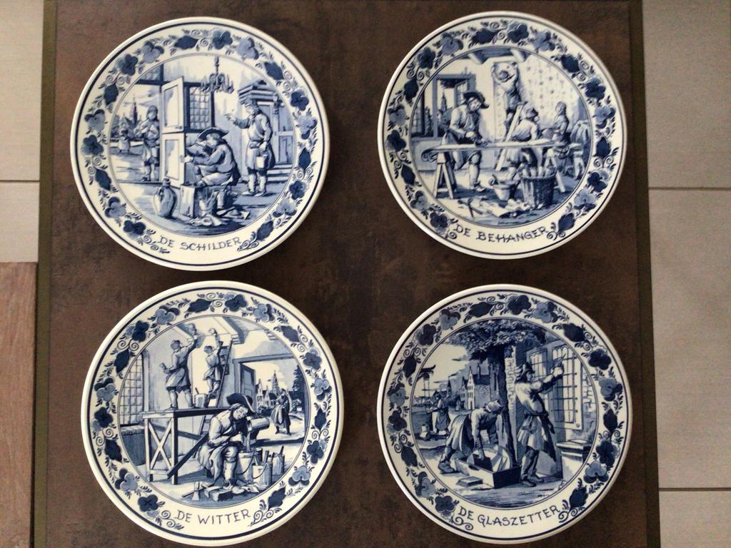 Royal Goedewaagen Blue Delft Wandborden - Ambachten, Ophalen of Verzenden