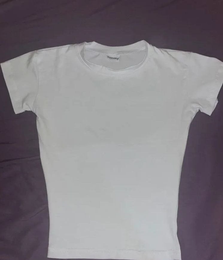 Basic wit T-shirt, Kleding | Dames, T-shirts, Maat 38/40 (M), Wit, Ophalen of Verzenden, Zo goed als nieuw