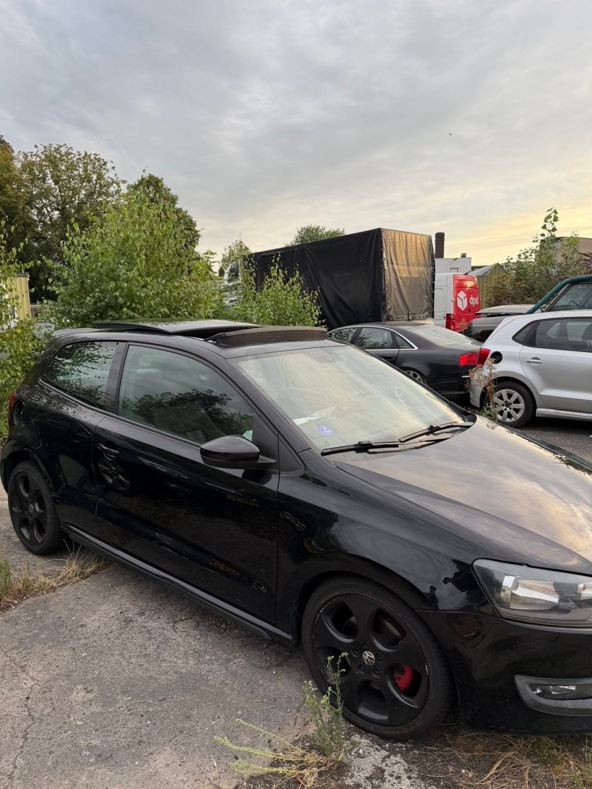 Volkswagen Polo 1.4 TSI 132KW DSG 2011 Zwart, Auto's, 1169 kg, 4 cilinders, 179 pk, Zwart
