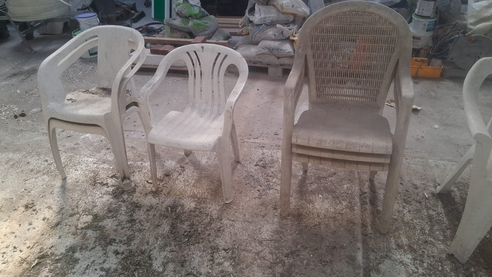 Kunststof stapel stoelen, Tuin en Terras, Ophalen, Gebruikt, Kunststof