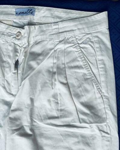 Enelle pantalon maat 42[ DM], Kleding | Dames, Wit, Maat 42/44 (L), Ophalen of Verzenden, Zo goed als nieuw