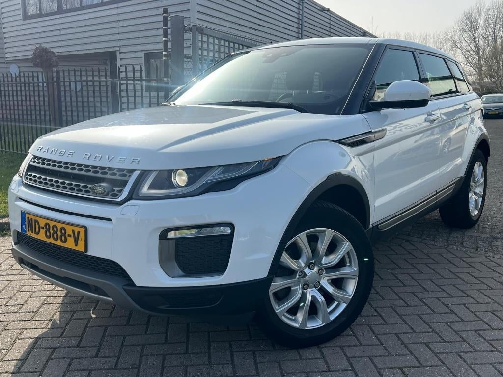 Land Rover Range Rover Evoque 2.0 TD4 4WD Automaat 2017 Pano, Auto's, Automaat, Zwart, 2000 kg, Wit