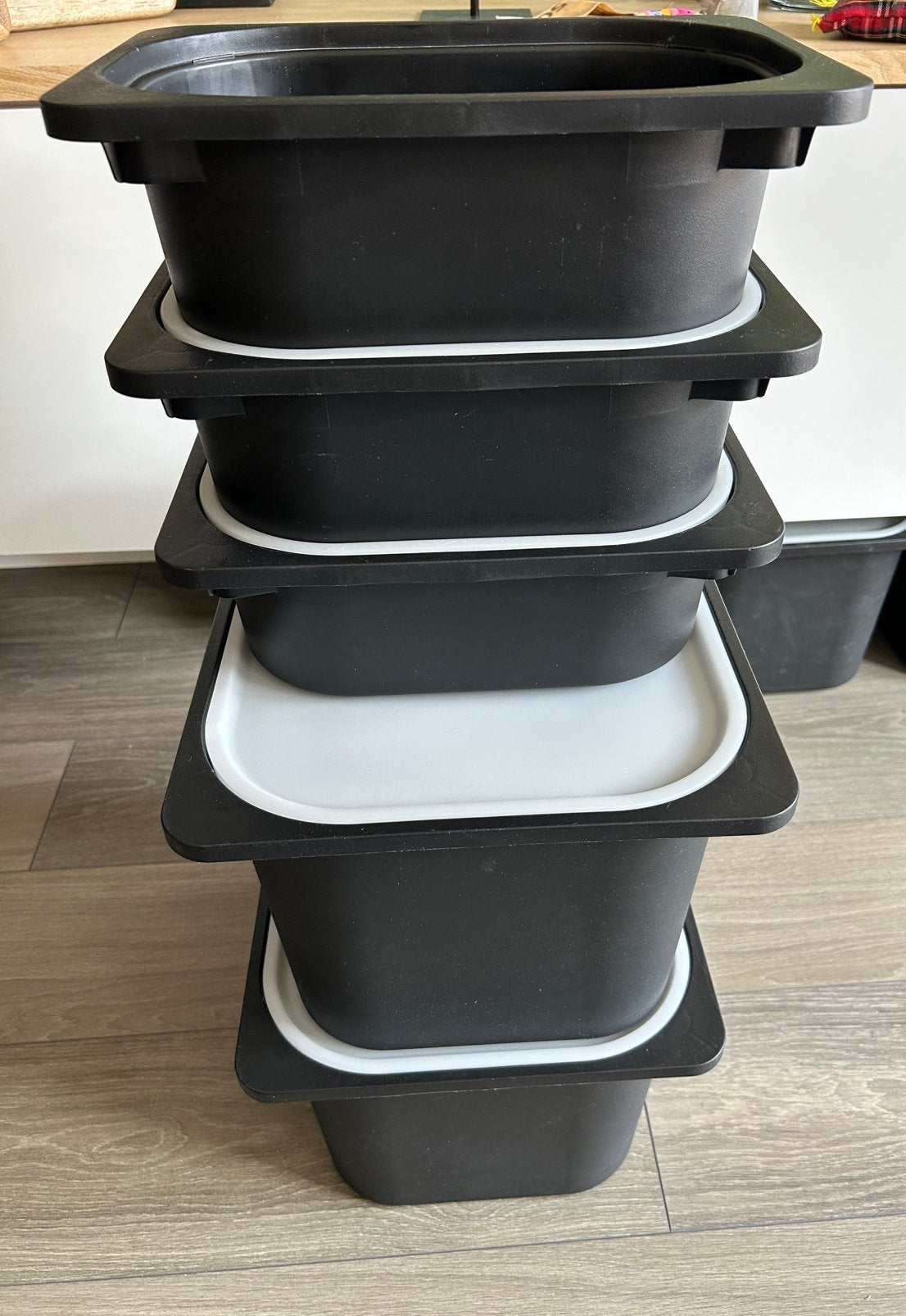 Ikea Trofast bakken zwart, Ophalen, Zo goed als nieuw