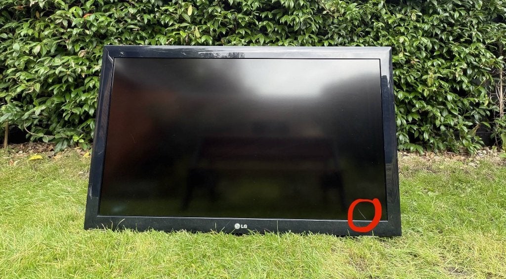 LG 42LD450 — 42 inch LCD TV, Ophalen, Gebruikt, 50 Hz, LCD