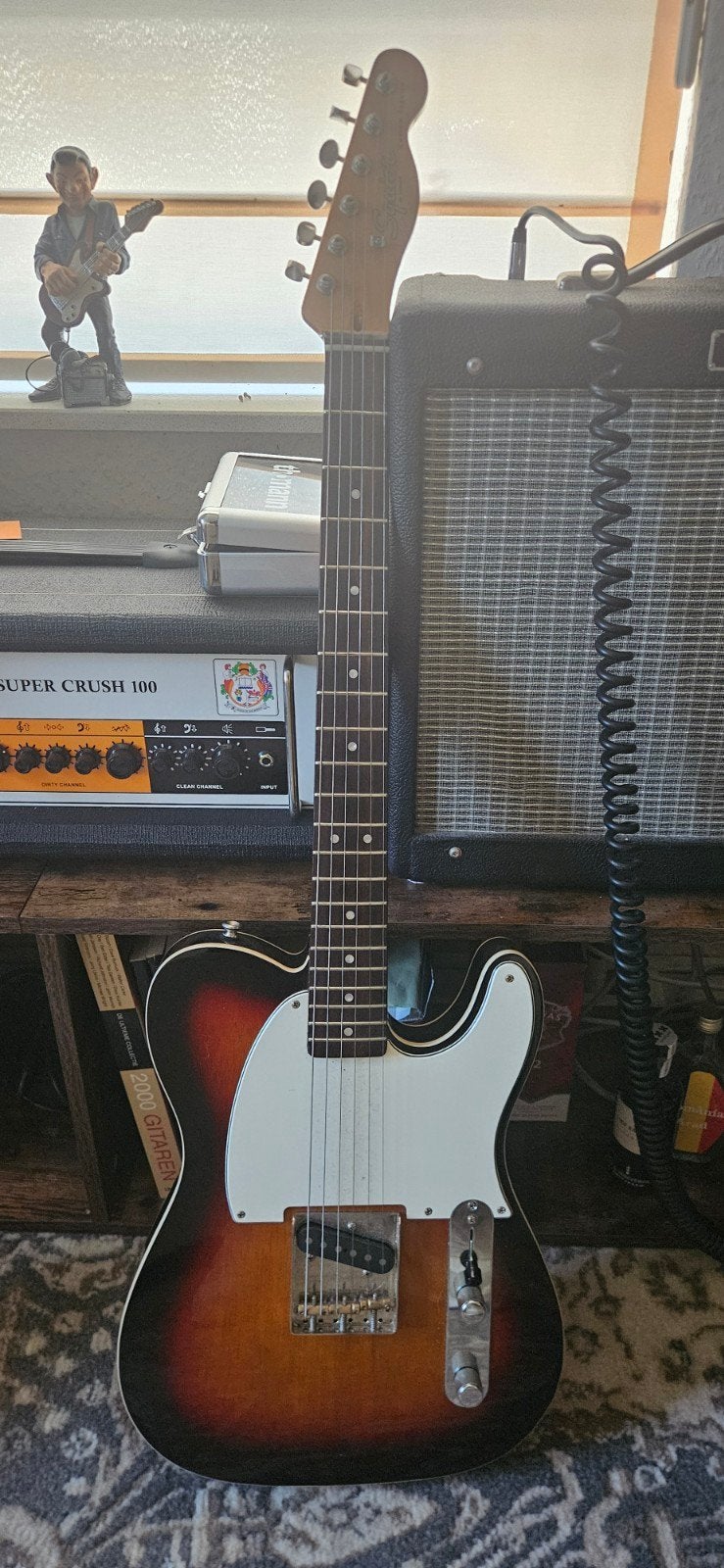 Squier Custom Esquire met Lollar pickup en upgrades, Ophalen of Verzenden, Zo goed als nieuw, Solid body, Fender