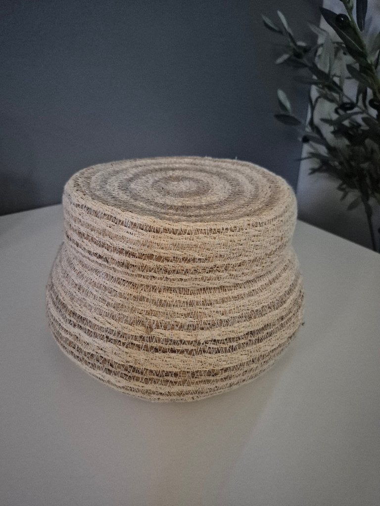 Rieten opbergmand met deksel, Ophalen, Zo goed als nieuw, Riet, Rechthoekig