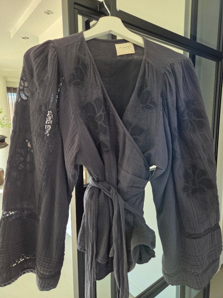Sissel edelbo blouse maat M, Kleding | Dames, Maat 38/40 (M), Zwart, Ophalen of Verzenden, Zo goed als nieuw