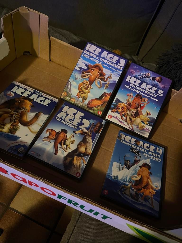 Ice Age DVD Boxset - De complete collectie (6 films), Gebruikt, Boxset, Ophalen of Verzenden, Komedie