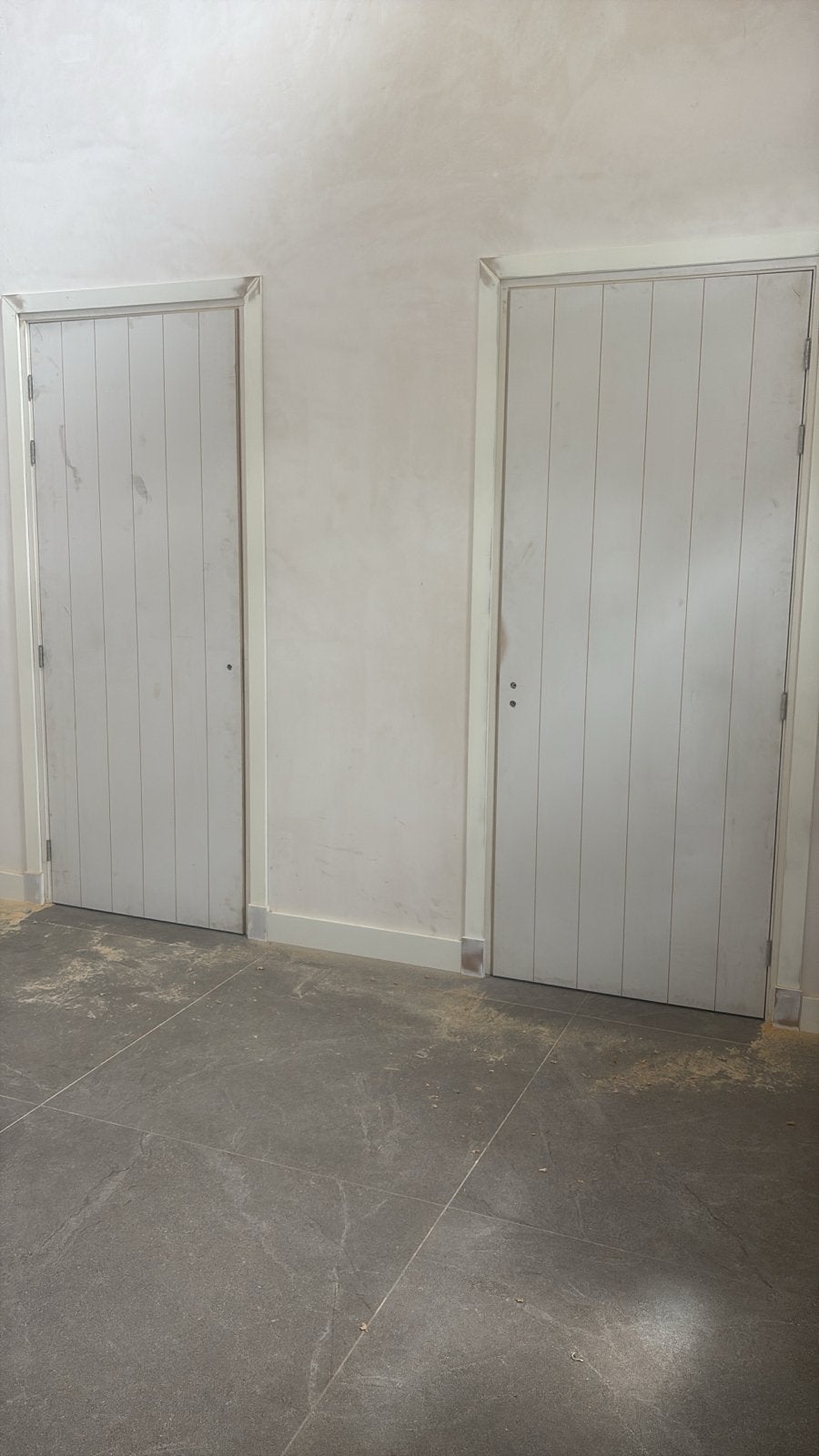 3 Volspaan Binnendeuren met Groeven 231x93 Stomp, Doe-het-zelf en Verbouw, Gebruikt, 80 tot 100 cm, 215 cm of meer, Binnendeur