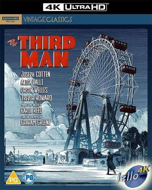 Blu-ray 4K: The Third Man (1949 Joseph Cotten, Orson Welles), Cd's en Dvd's, Blu-ray, Ophalen of Verzenden, Nieuw in verpakking