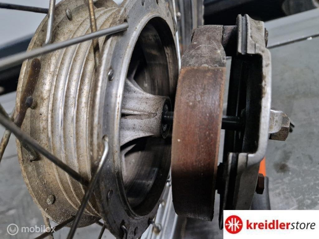 Kreidler RS voorwiel met 160 mm Leleu grote naaf, Fietsen en Brommers, Brommeronderdelen | Kreidler, Gebruikt, Kreidler, Ophalen of Verzenden