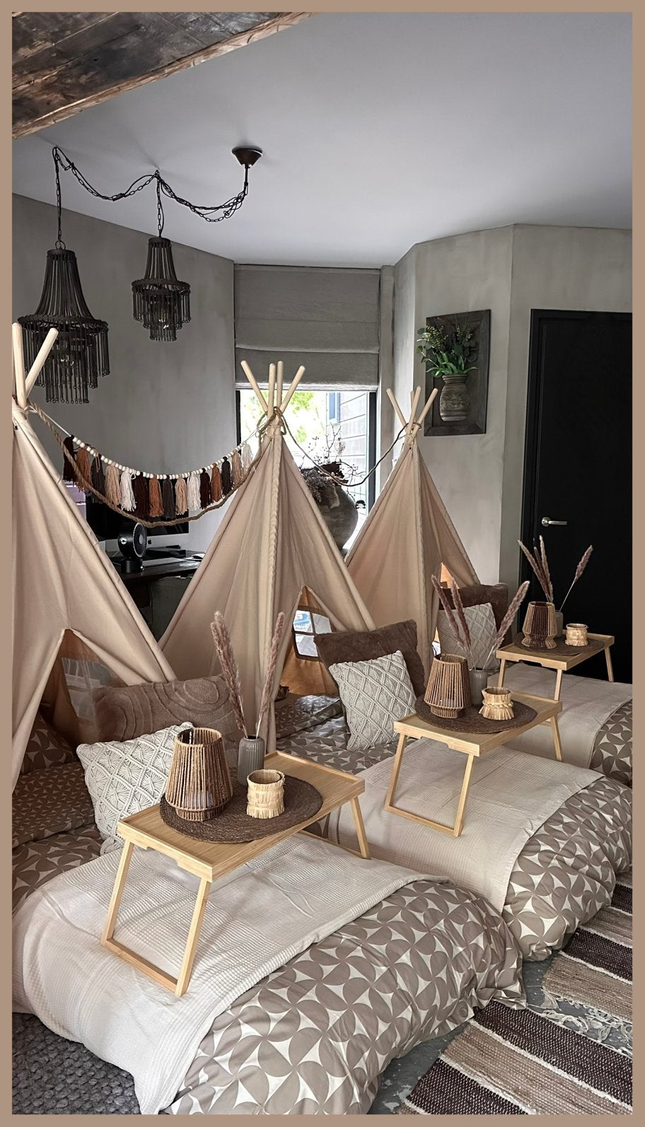 Slaapfeestje / tipi tent / kinderfeestje, Ophalen, Nieuw, Verjaardag