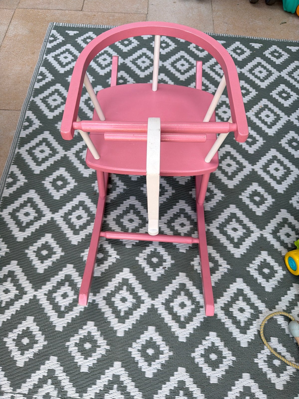 Roze schommelstoel voor baby/peuter, Kinderen en Baby's, Ophalen of Verzenden, Gebruikt, Overige typen