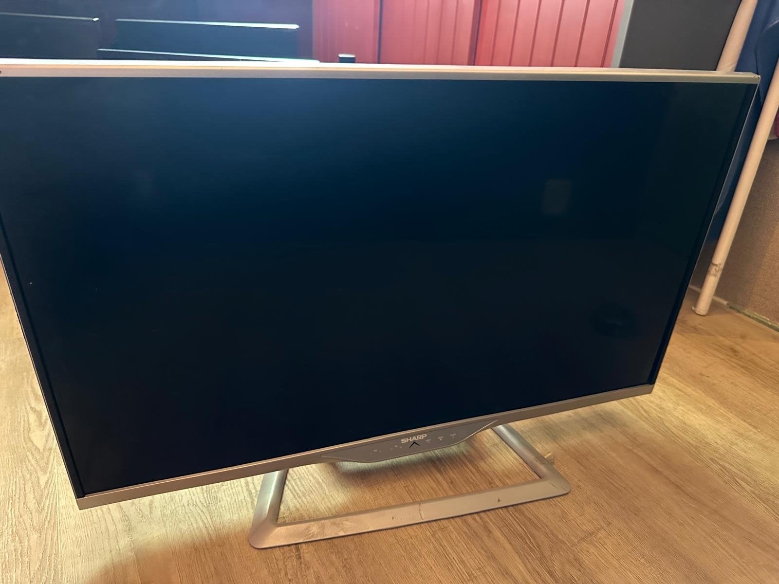 Sharp LCD TV - 80 tot 100 cm - Full HD + 4 beeldschermen, Gebruikt, 50 Hz, LCD, Sharp