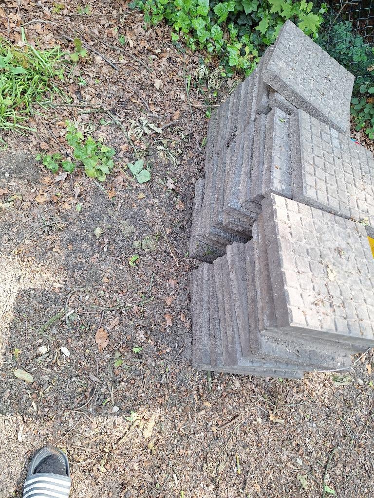 Gratis afhalen Tuintegels, Tuin en Terras, Ophalen, Gebruikt, 5 tot 10 m², Beton